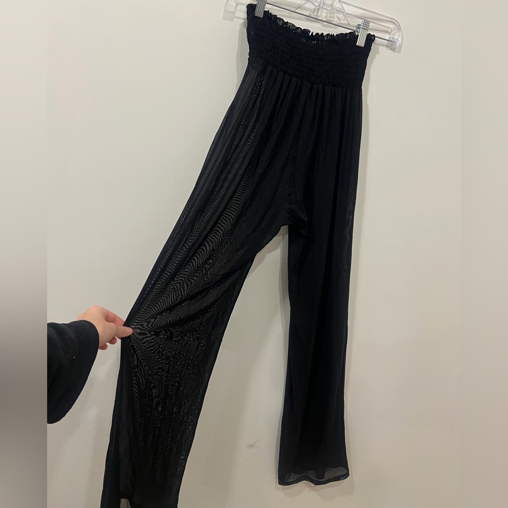Sheer Stretchy Coverup Pants